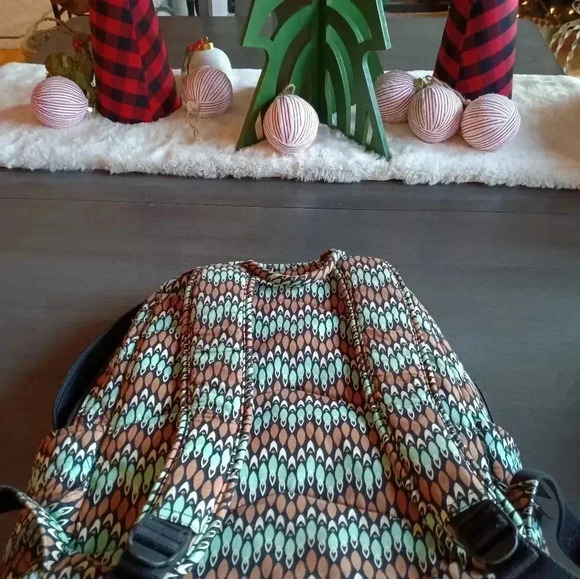 Vera Bradley Multicolor Backpack like new - Picture 6 of 7